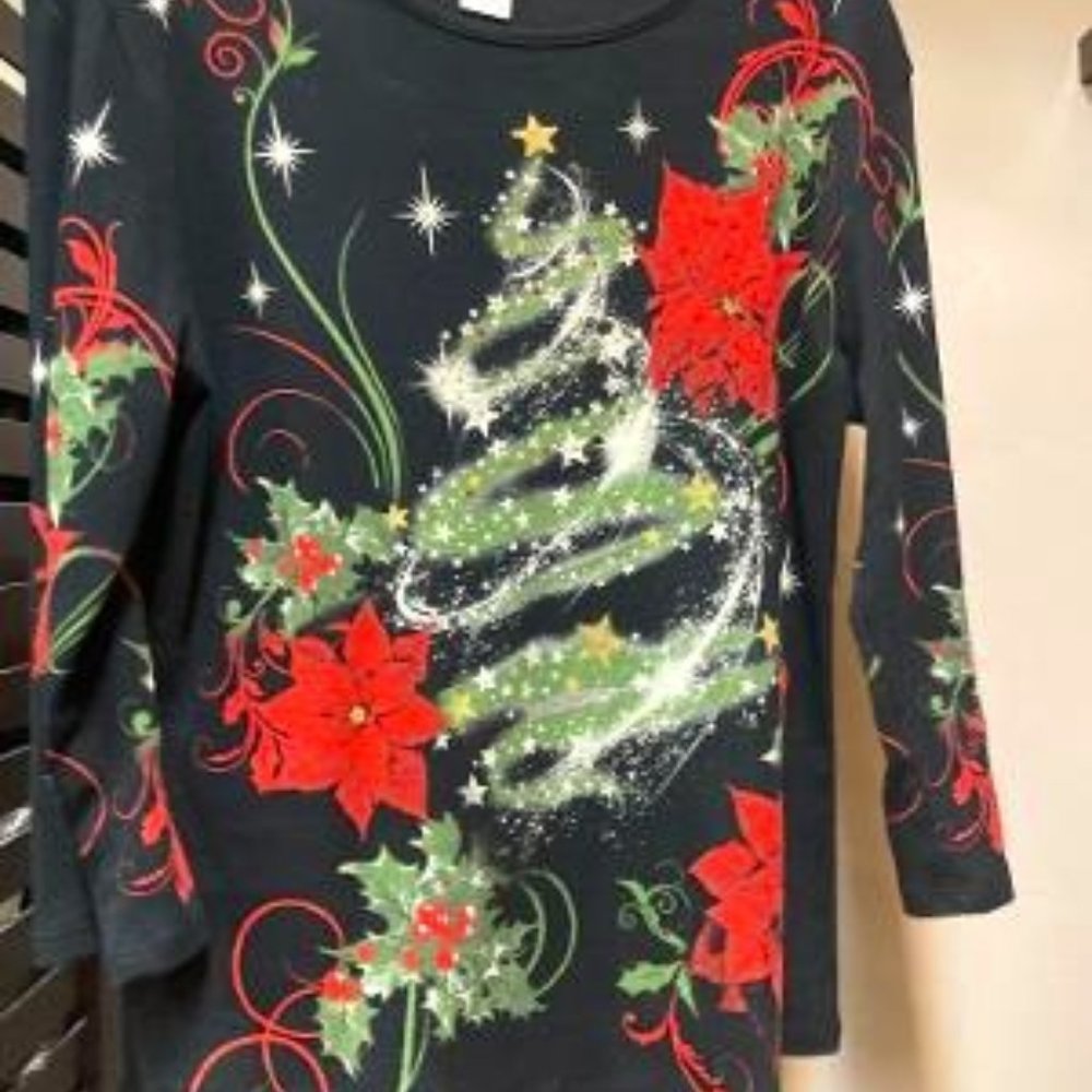 Jess & Jane Womens Christmas Top